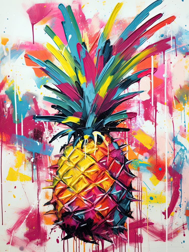 Food and Art Unite: Pineapple in Street Style