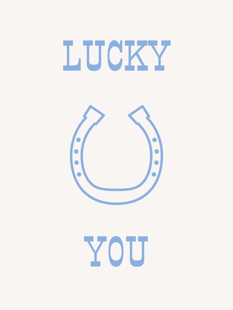 Lucky You Pale Blue