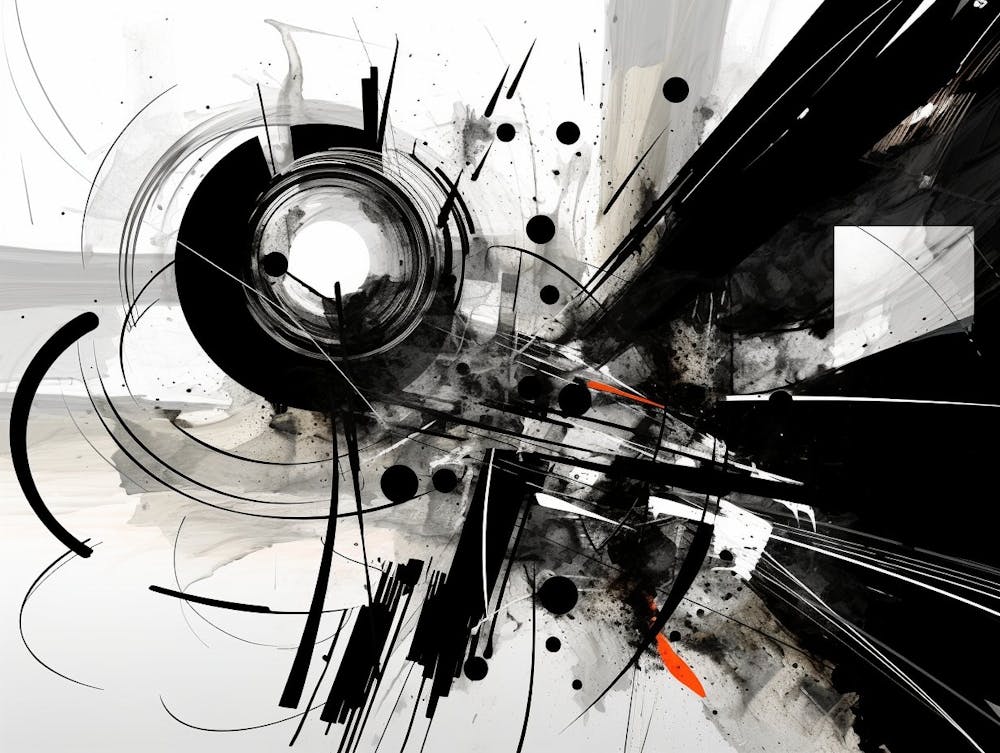 Resistance Abstract Black And White 1
