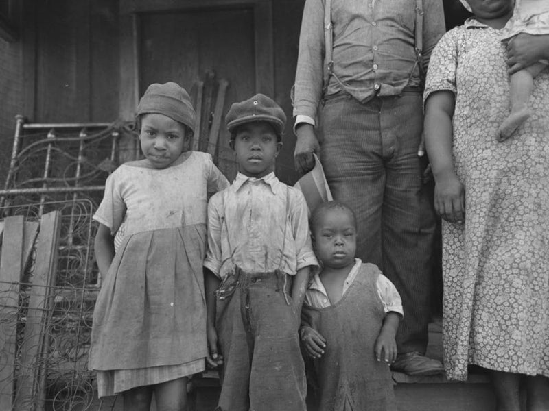 Children Of Fsa (Farm Security Administration) Client, Former Sharecropper, Southeast Missouri Farms