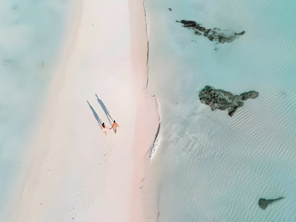 Aerial View Of A Beach 1