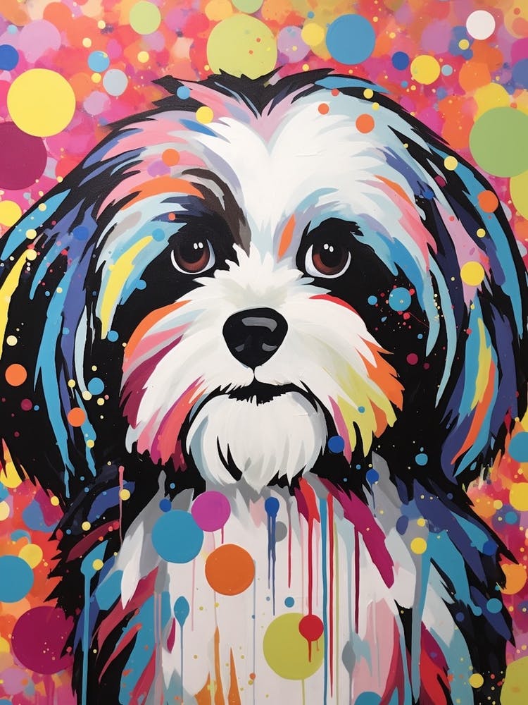 Shih Tzu Pop Art Inspired 3