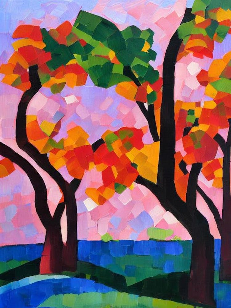 Crabapple Tree Cubist