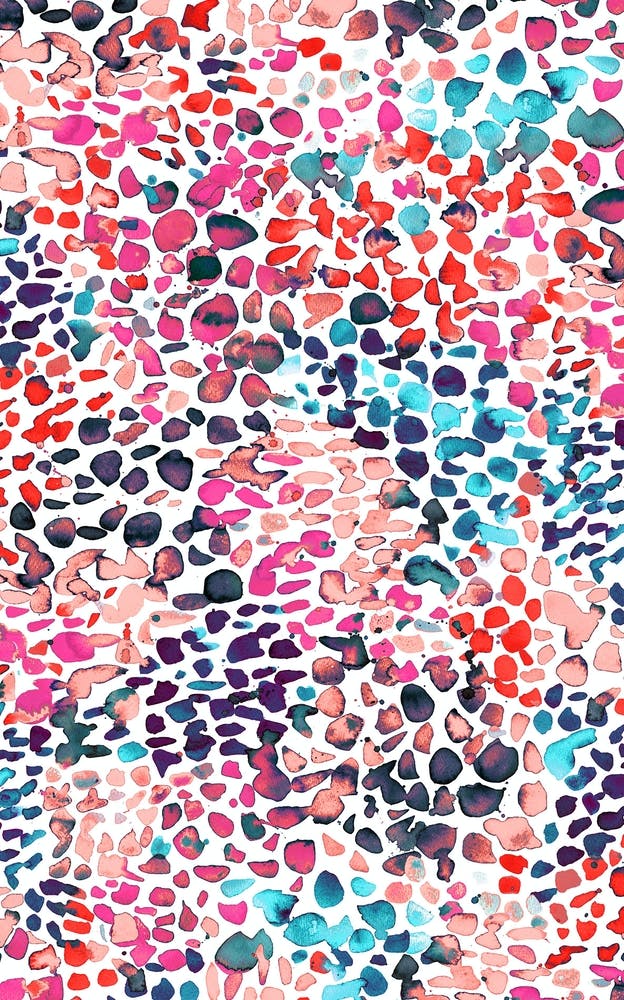 Speckled Watercolor Pink
