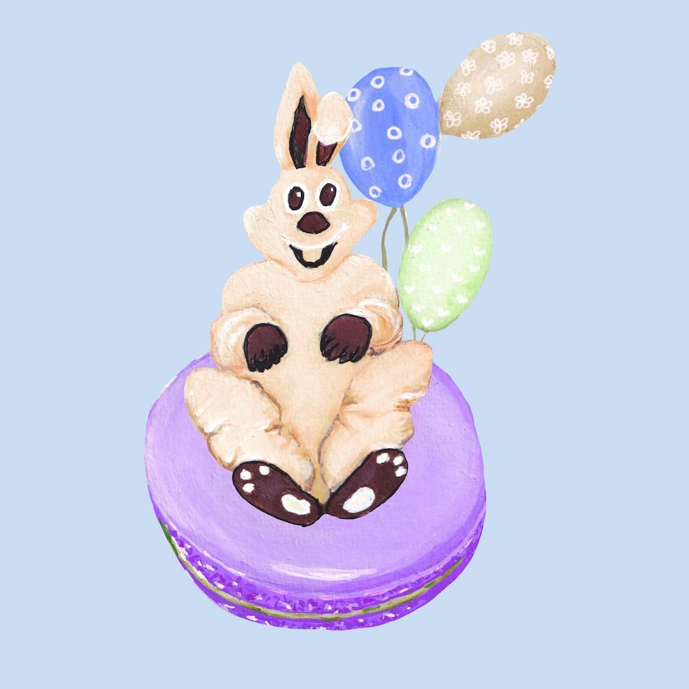 Sweet Easter Macaroons Square