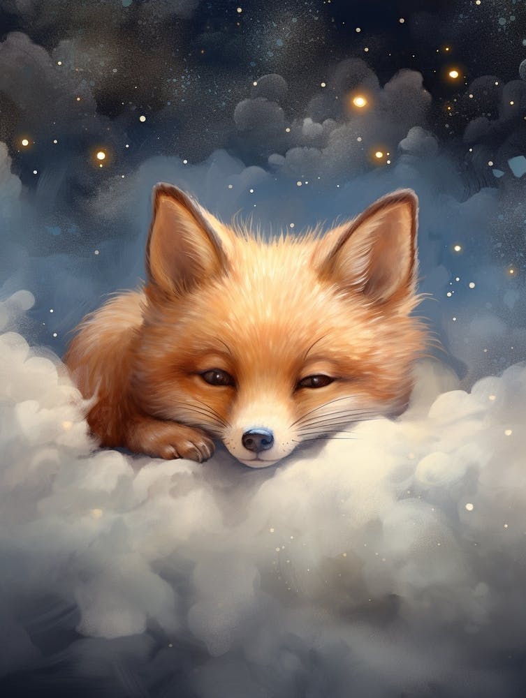 Babyfuchs 8 Schläft In Den Wolken