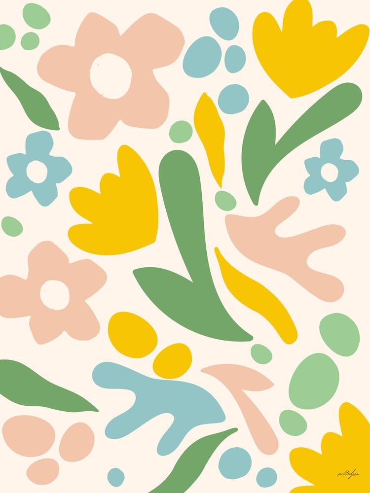 Flower Cutout Pastel