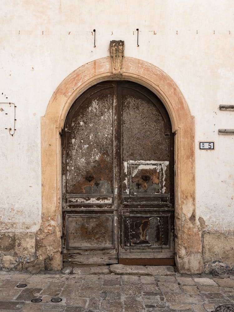 Old Door In Italy