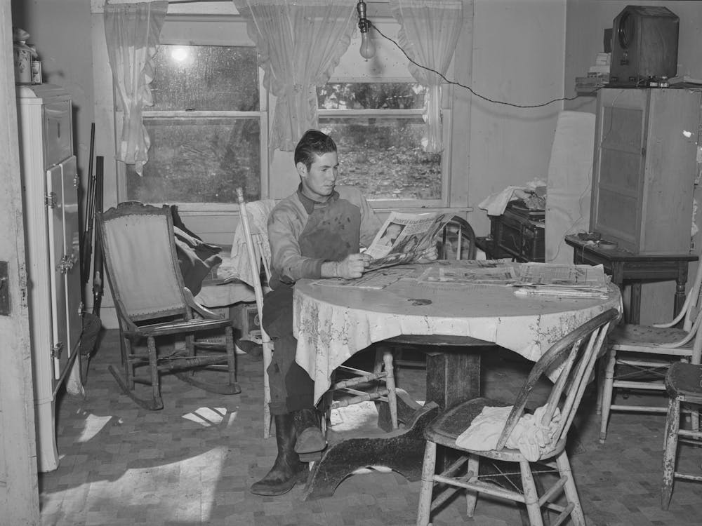 Kitchen Of Perry Warner, Small Farmer In Tehama County, California, He Is A Fsa (Farm Security Administration) Client And