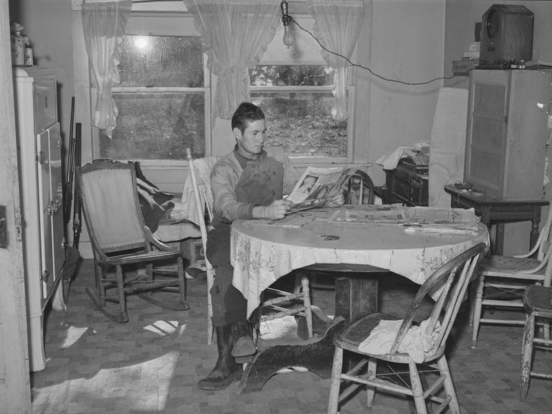 Kitchen Of Perry Warner, Small Farmer In Tehama County, California, He Is A Fsa (Farm Security Administration) Client And