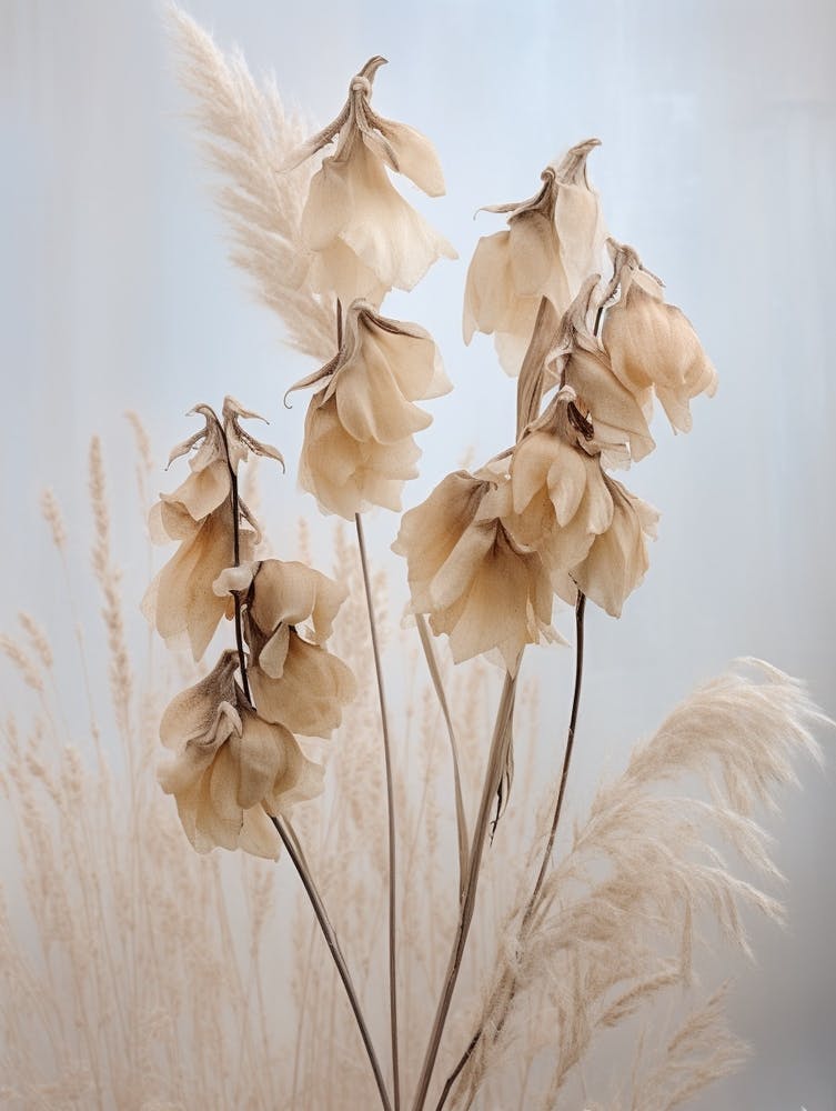 Boho Dried Flowers Aconitum 1