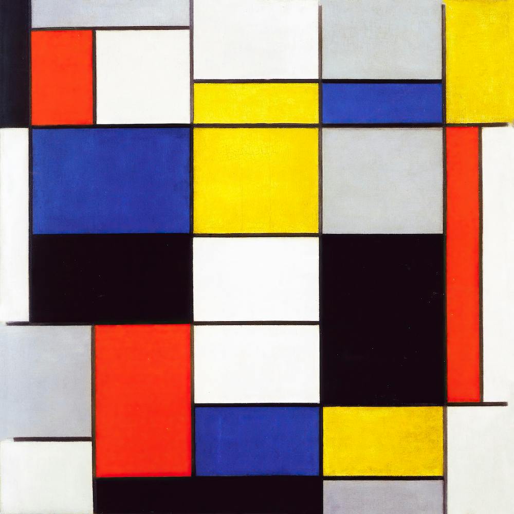 Composition A (1920), Piet Mondrian