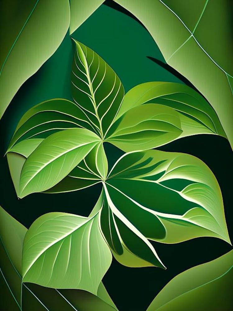 Siberian Ginseng Leaf Vibrant Inspired 2