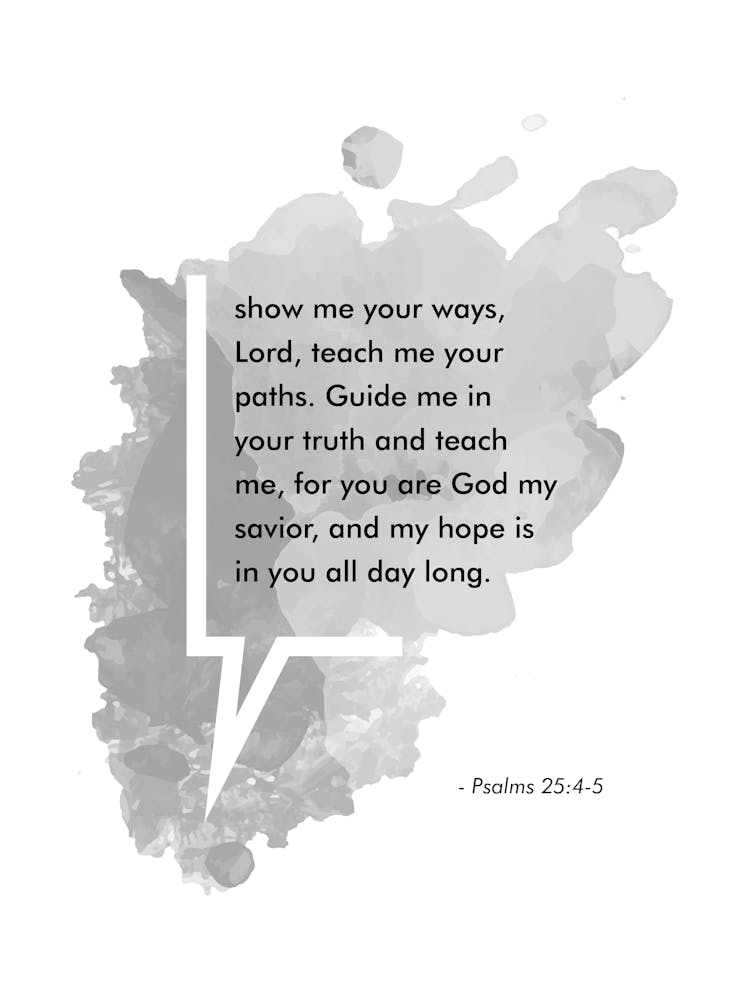 Bibelvers Psalmen 25:4-5
