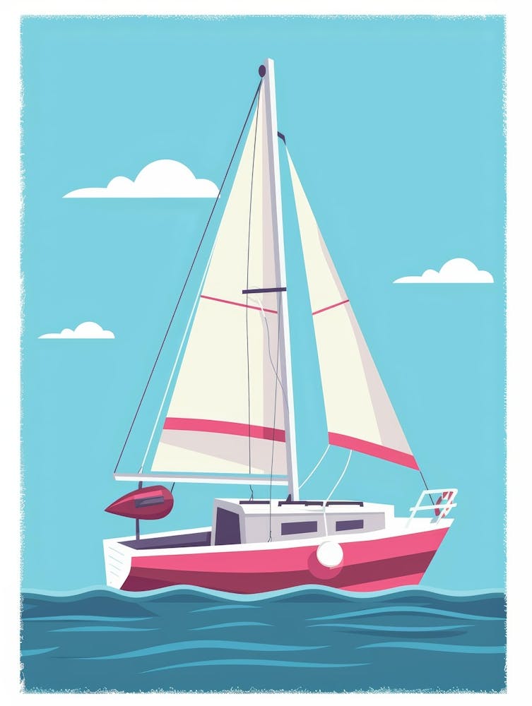Sailboat In The Ocean 4