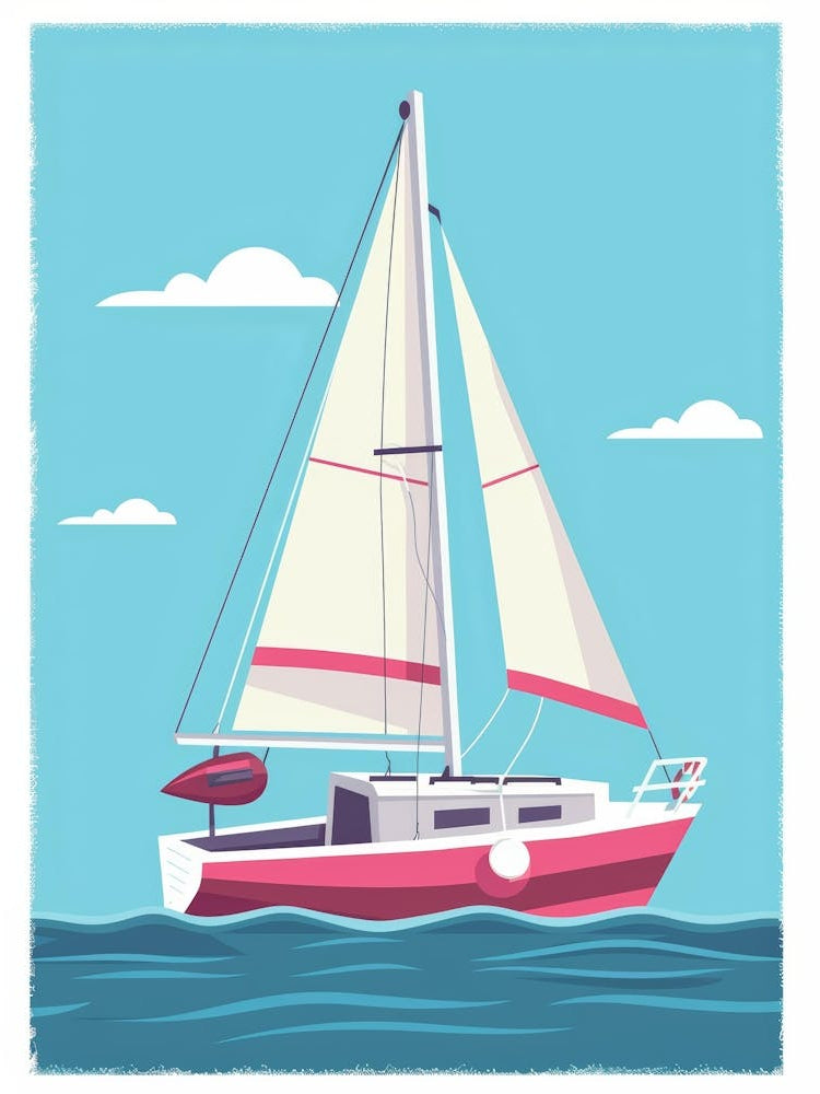 Sailboat In The Ocean 4