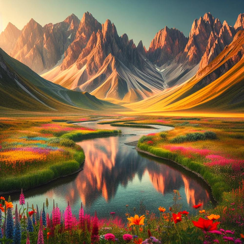 Wildflowers In The Mountains