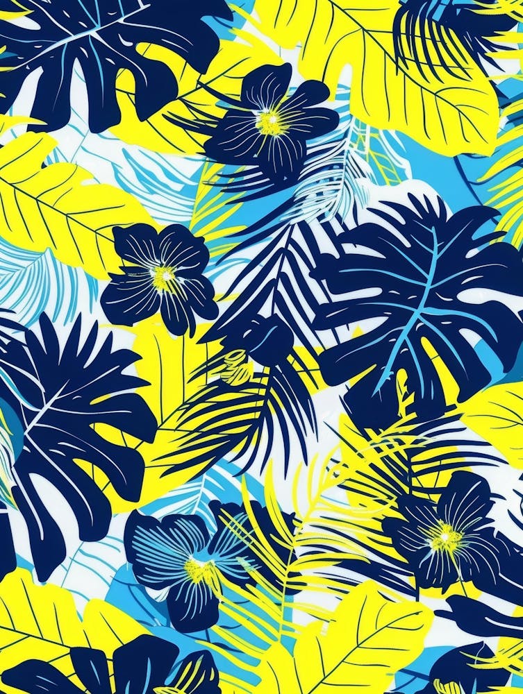 Tropical Leaves Seamless Pattern 29