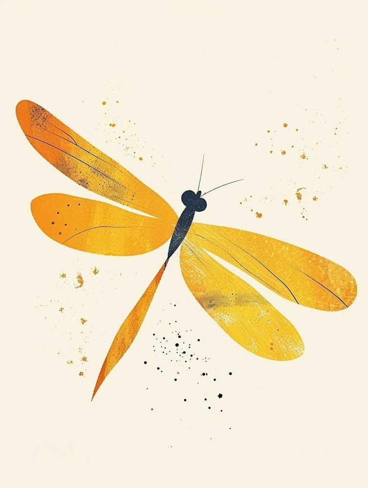 Yellow Dragonfly