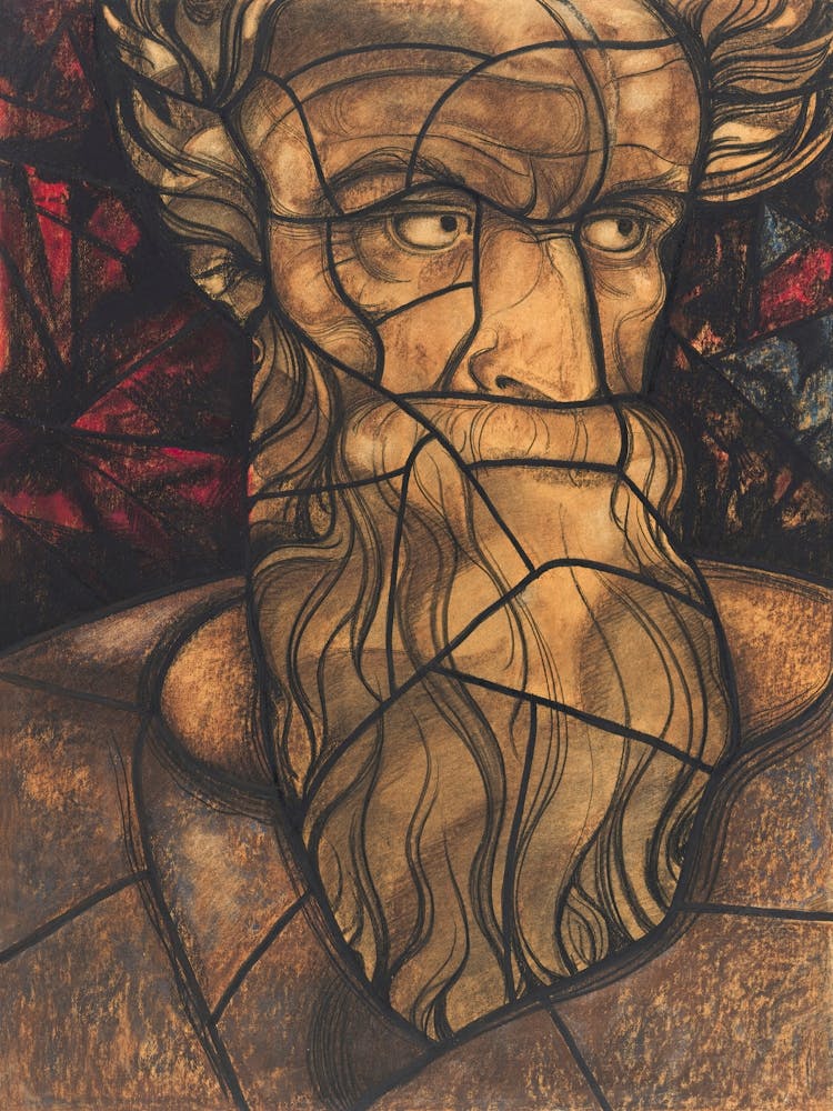 Design For A Window In The Noordertransept In The Dom In Utrecht (1878–1938), Richard Roland Holst