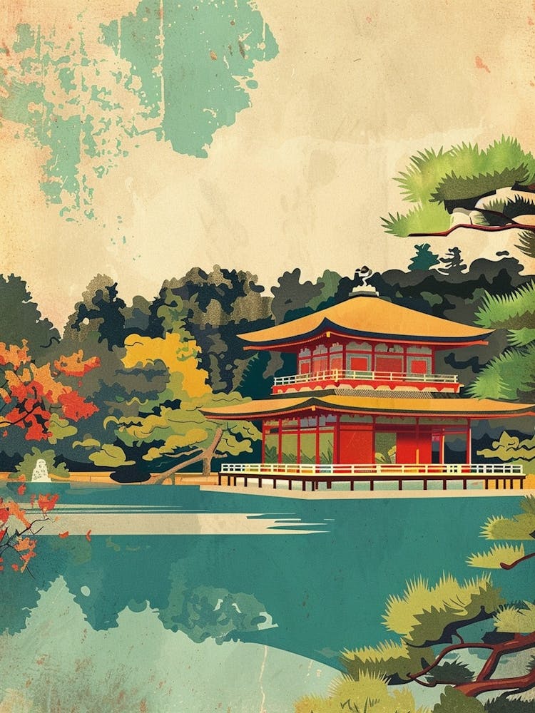 Ueno Park In Tokyo Mid Century Modern Style