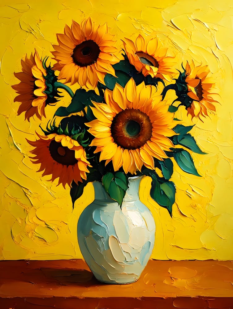 Sunflowers In A Vase