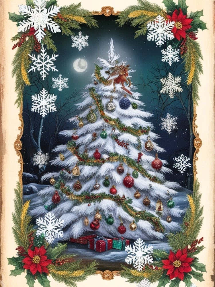 William Morris Christmas Tree 44