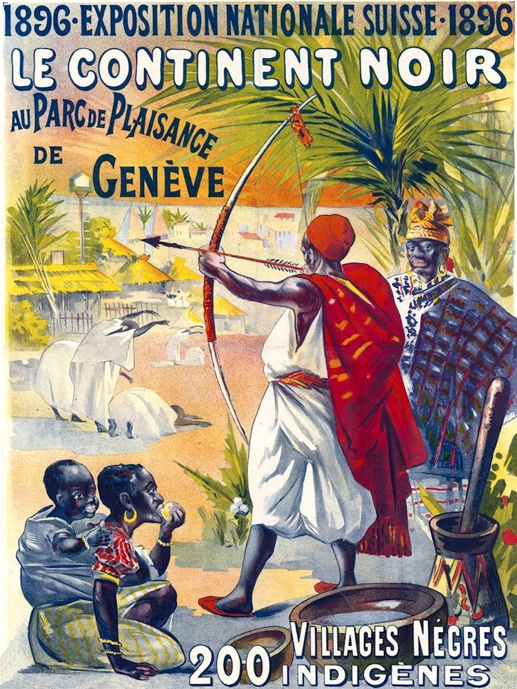 National Exhibition In Geneva, Affiche Suisse Vintage