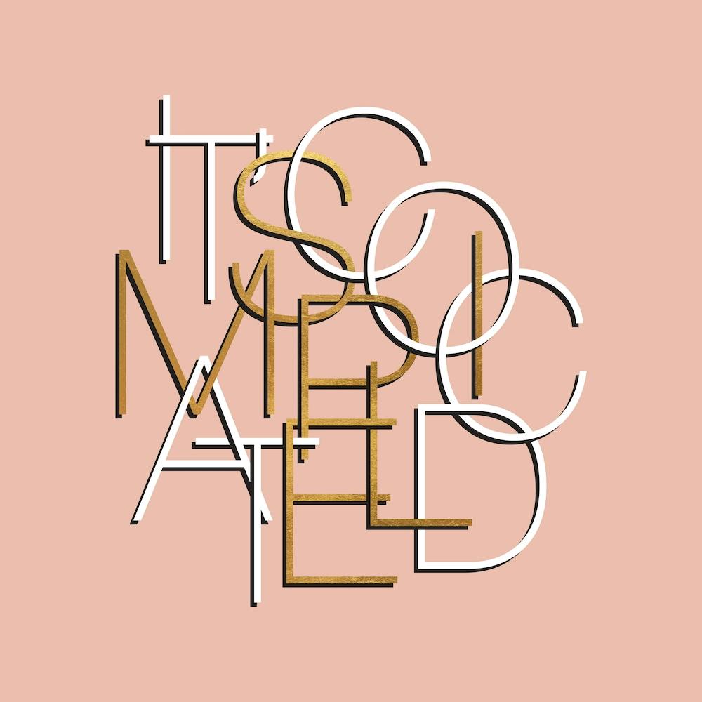 It Is Complicated Simple Blush And Gold