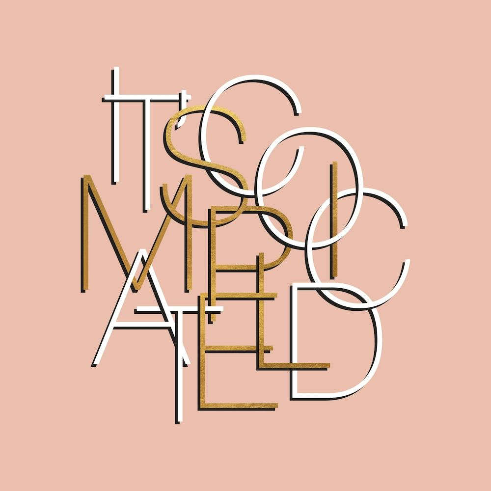 It Is Complicated Simple Blush And Gold