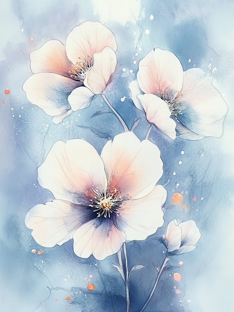 Watercolor Flowers 1