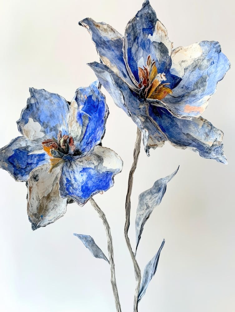 Blue Flowers 109
