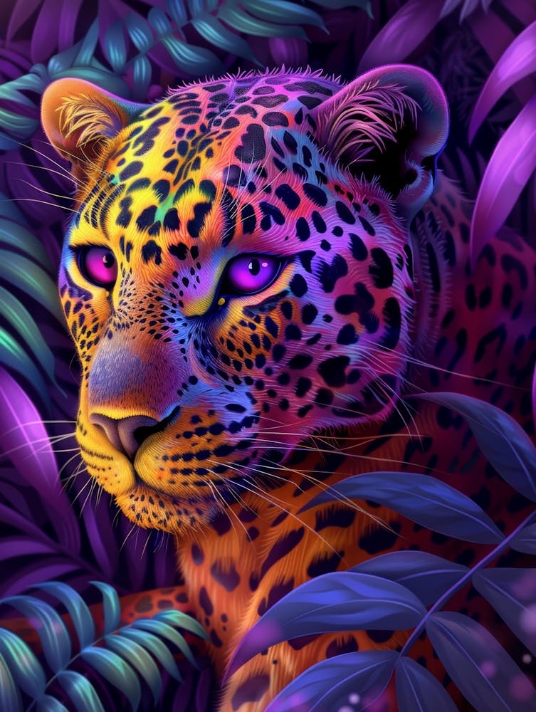 Psychedelic Leopard
