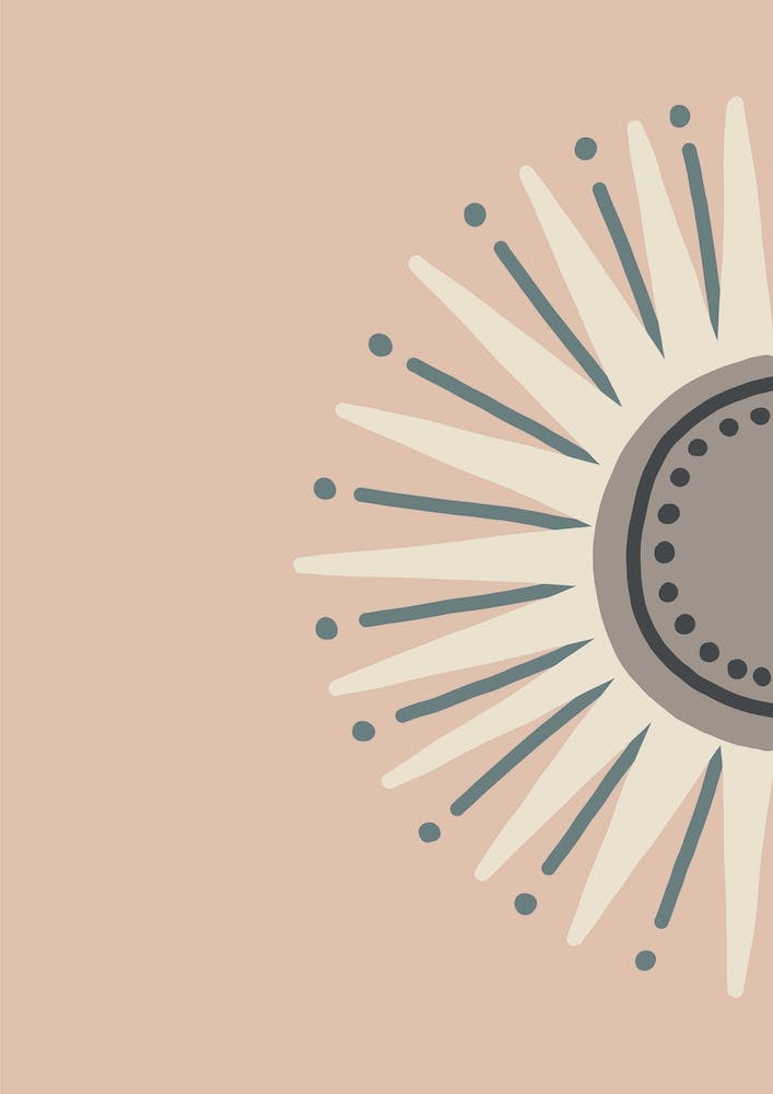 Inspired Pink Sun