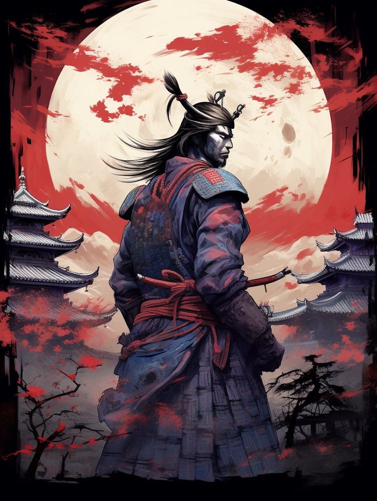Japanese Samurai Illustration 18