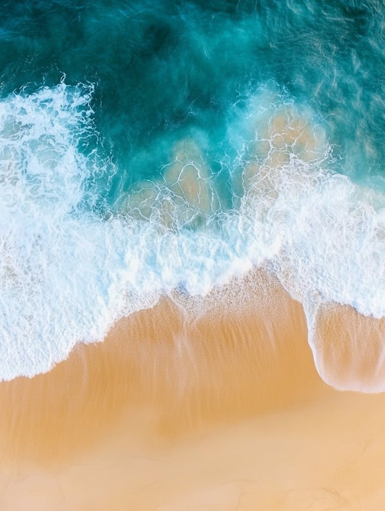 Aerial View Of A Beach 34