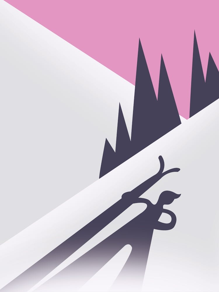 Skiers On The Slopes