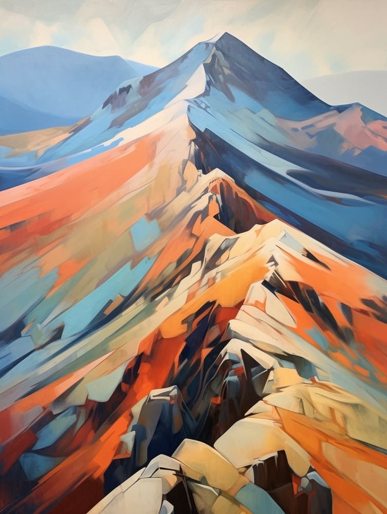 Helvellyn England 2 Mountain Painting