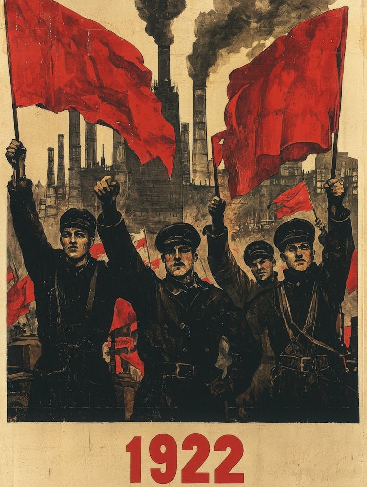 Aihrgdesign A Vintage Political Poster Marking The Formation 22