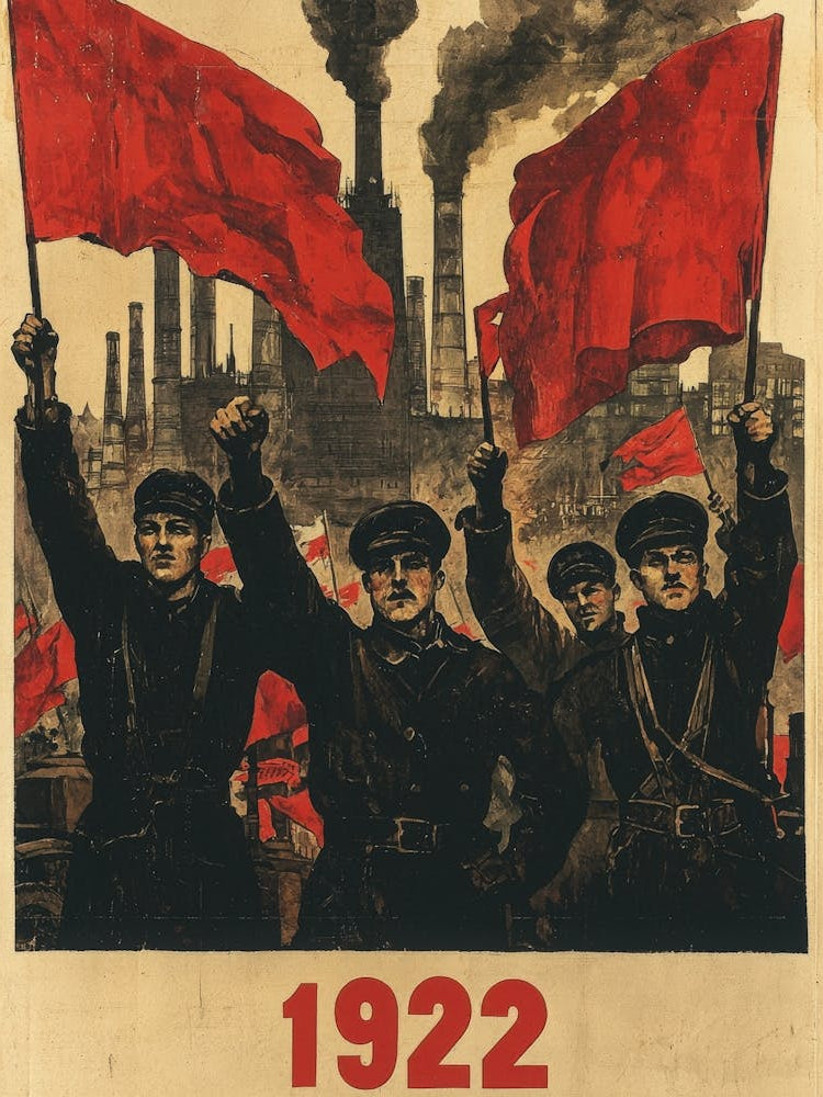 Aihrgdesign A Vintage Political Poster Marking The Formation 22