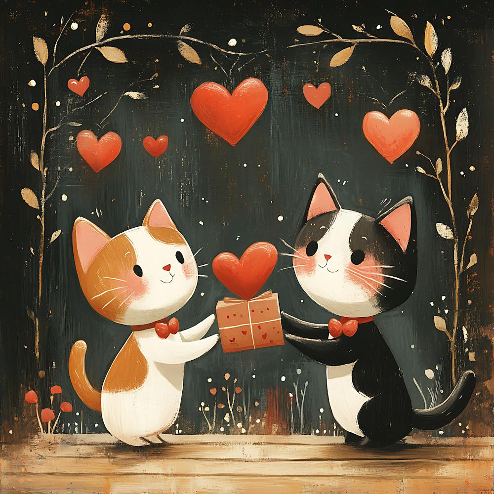 Charming Cats Exchange Heart 7