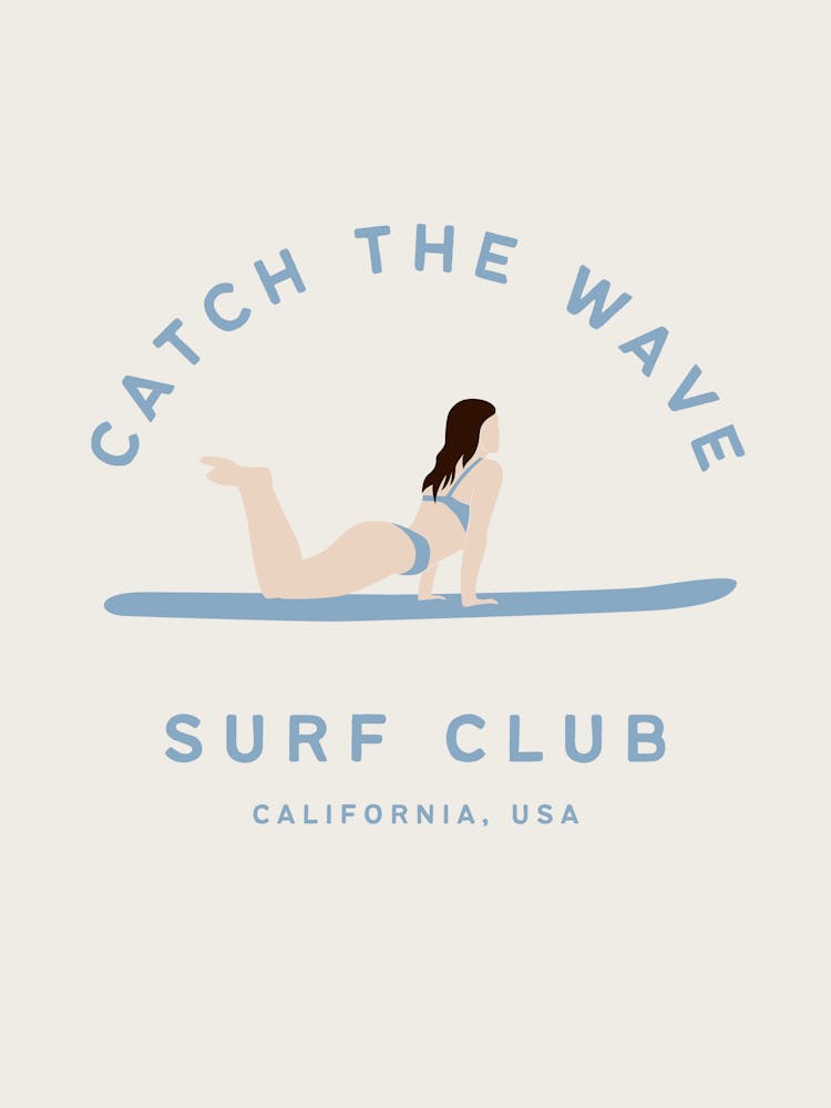 Catch The Wave | Surf Club Coastal Tropical Beachy 3