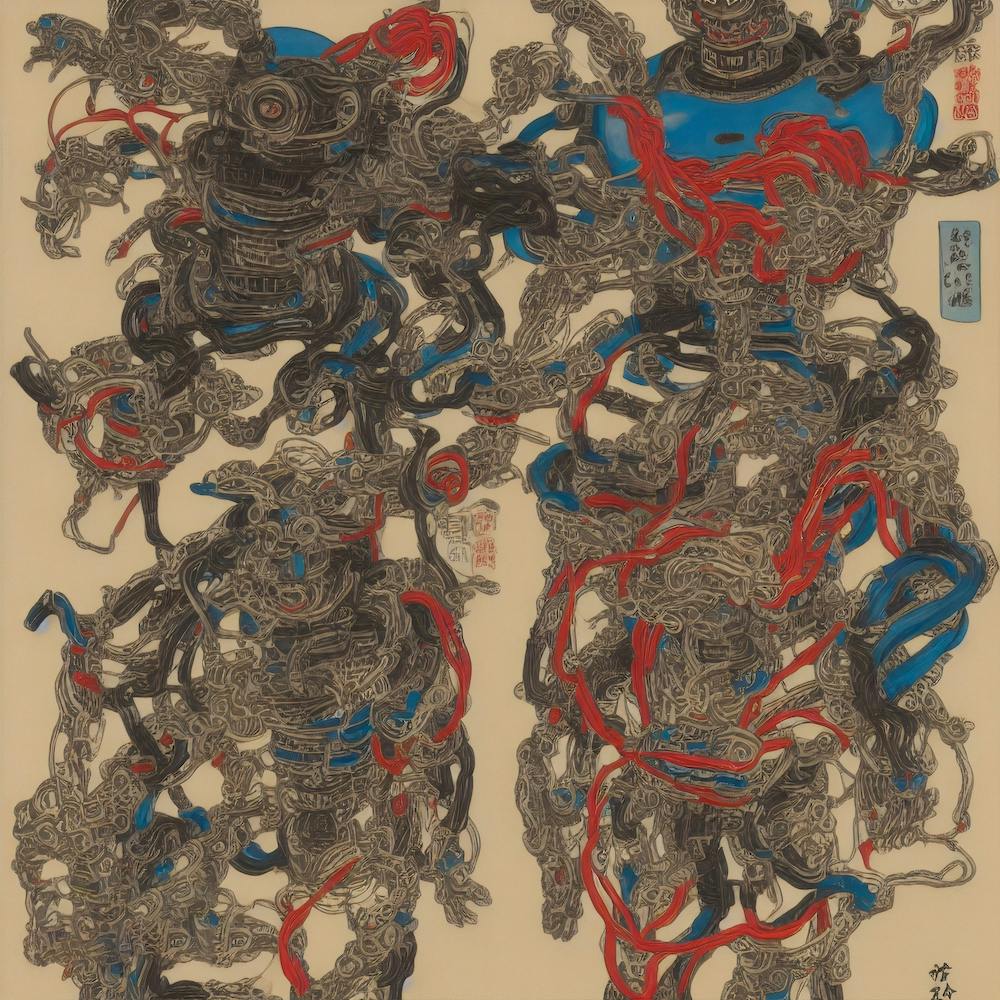 Vintage Robot Dragon