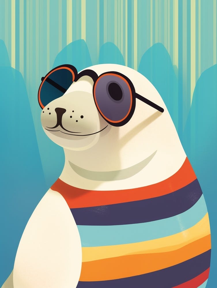 Little Manatee 2 Wearing Sunglasses