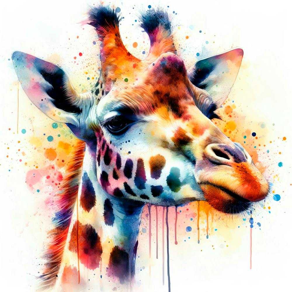 Giraffen Gemälde