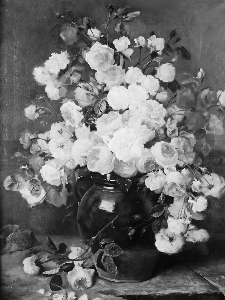 Vase De Roses