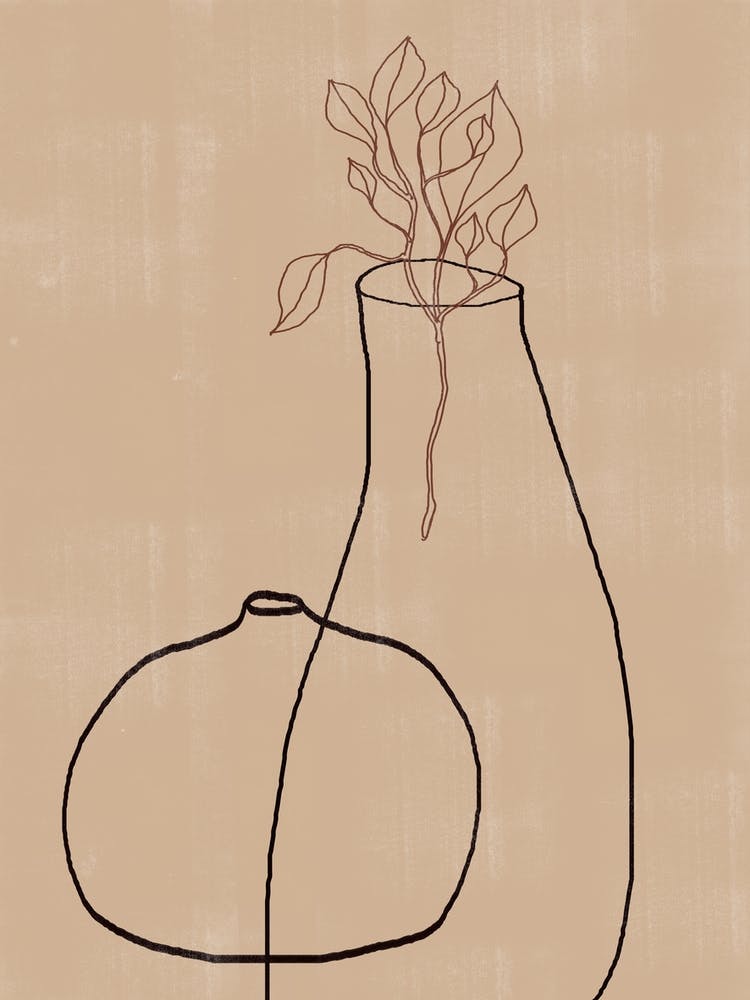 Vases And Plants, Minimalistic