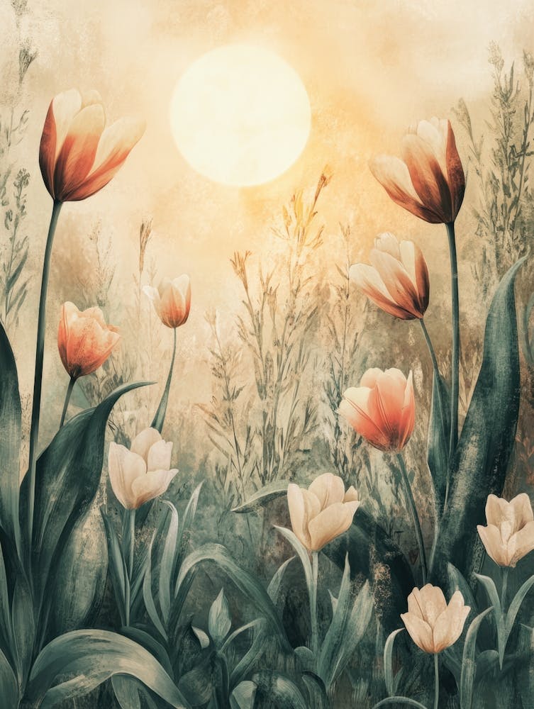 Sunset Tulips