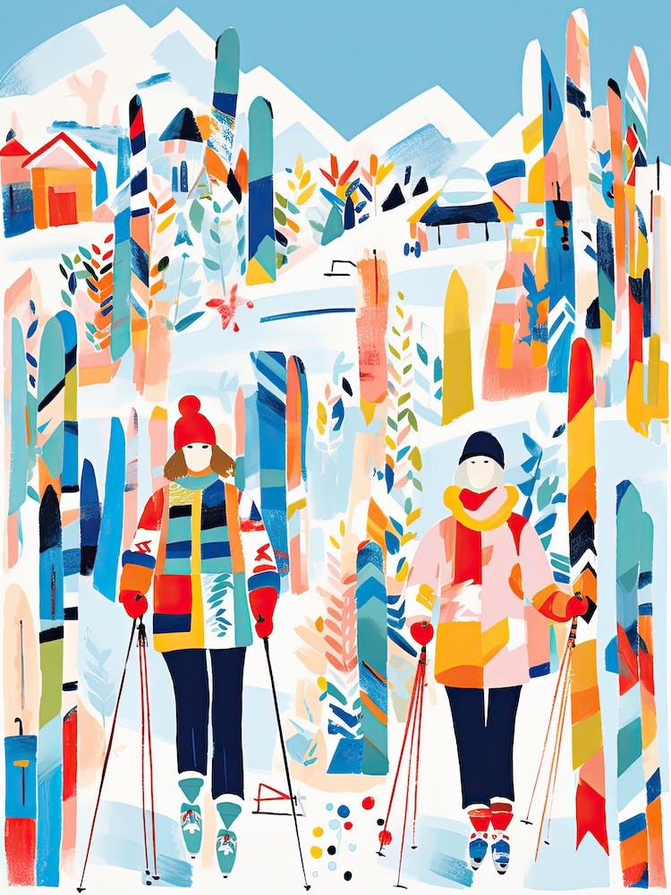 Whistler Blackcomb   British Columbia Canada, Ski Resort Illustration 5