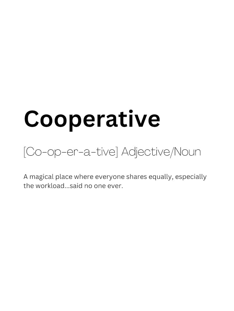 Cooperative Definition Meaning